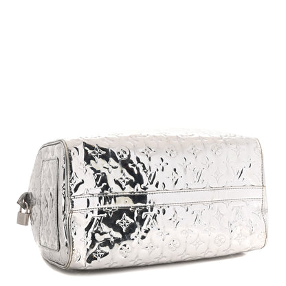 Louis Vuitton Monogram Miroir Speedy 30 Silver 4 of 9