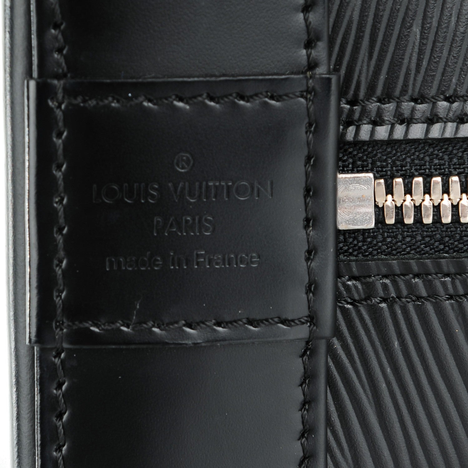 Louis Vuitton Epi Alma GM Black 6 of 7