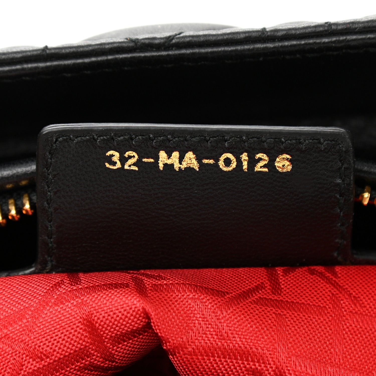 Christian Dior Lambskin Cannage Medium Lady Dior Black 6 of 9