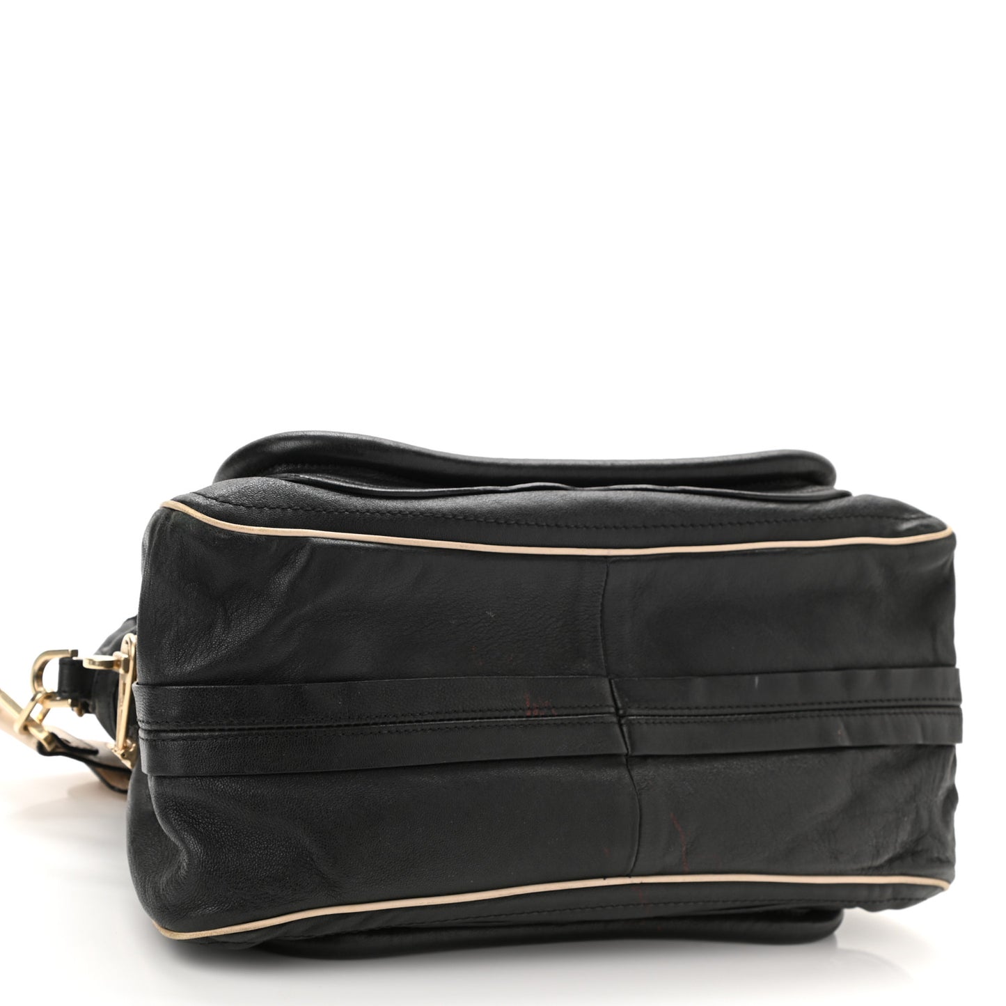 Calfskin Medium Military Paraty Black