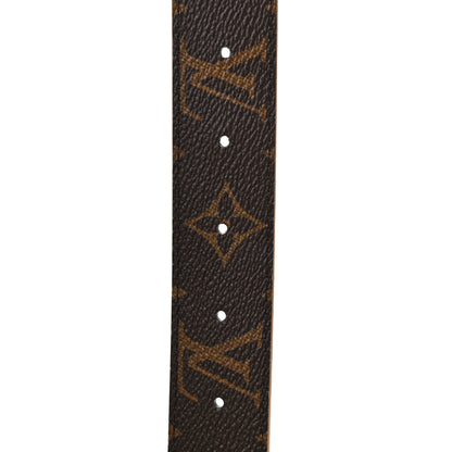 Louis Vuitton Monogram Calfskin 30mm LV Initiales Reversible Belt 85 34 Arizona 3 of 5