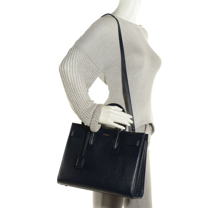 Saint Laurent Calfskin Small Sac De Jour Navy 2 of 11