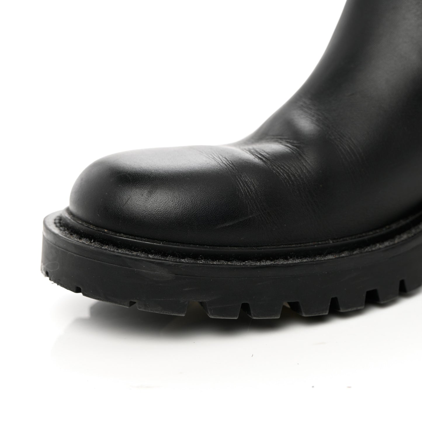 Technical Fabric Calfskin D-Major Boots 37 Black White