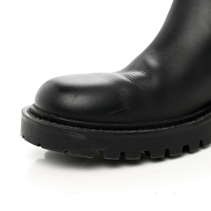 Christian Dior Technical Fabric Calfskin D-Major Boots 37 Black White 9 of 9