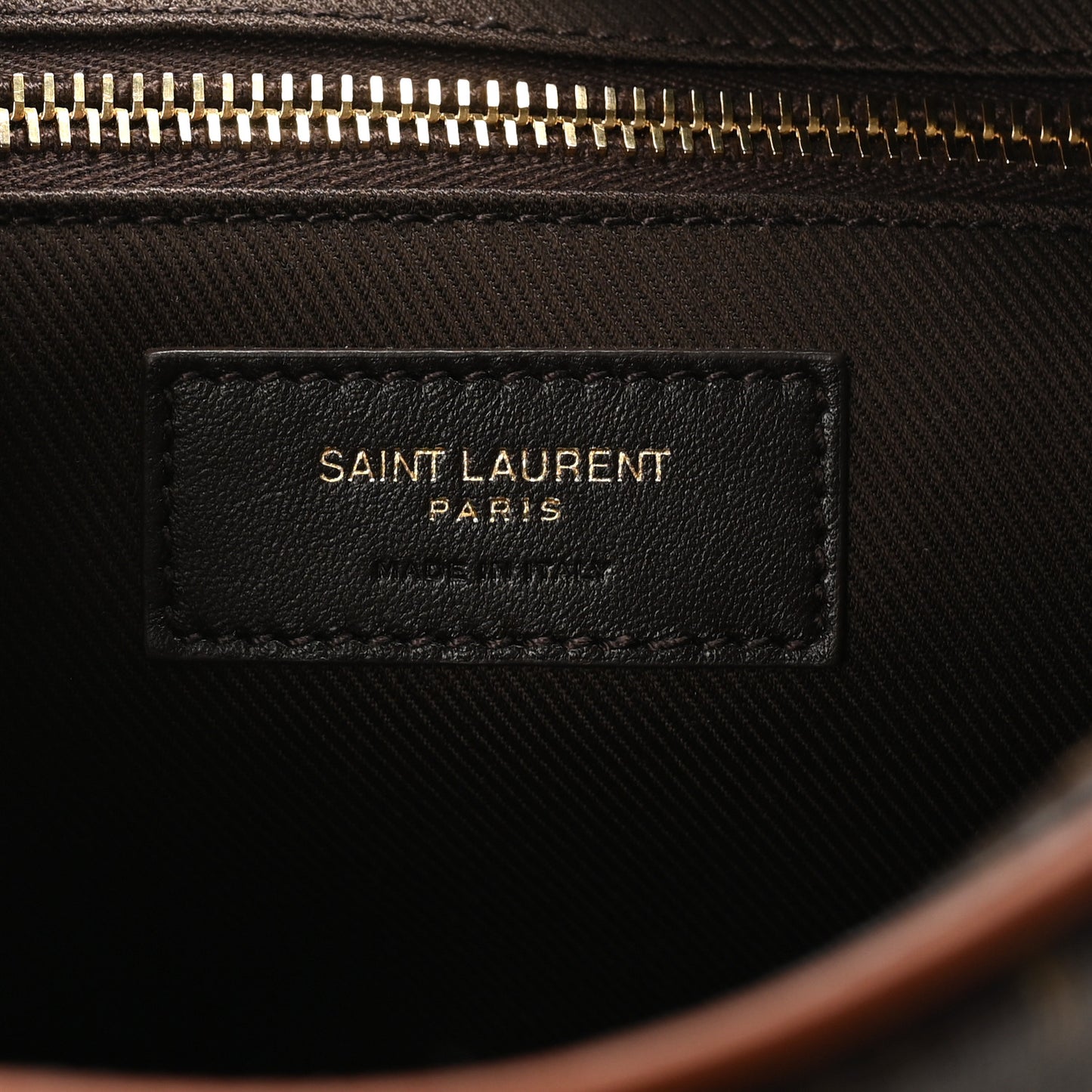 Canvas Smooth Calfskin Le Monogramme Camera Bag Chestnut