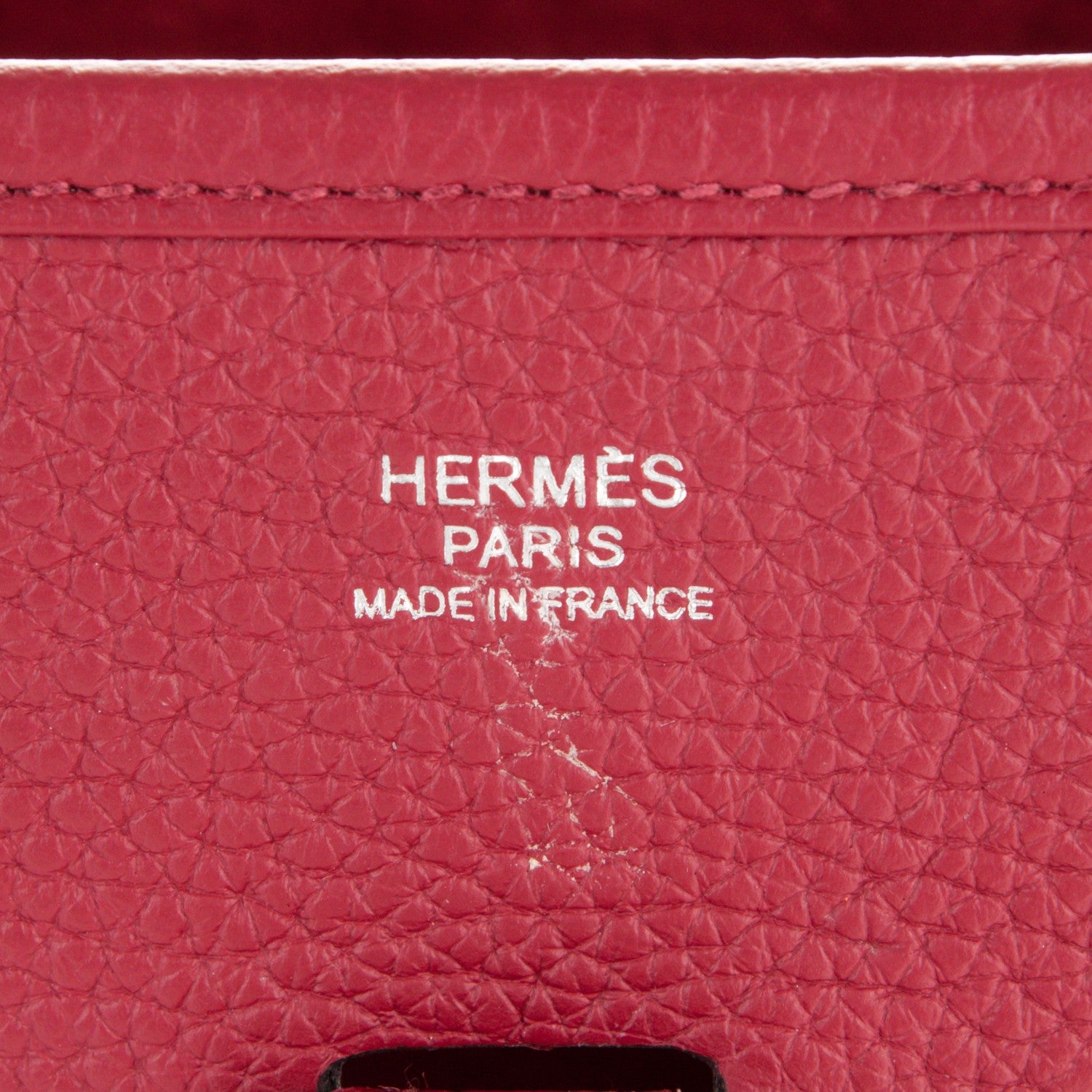 Hermes Taurillon Clemence Evelyne III PM Rubis 5 of 7
