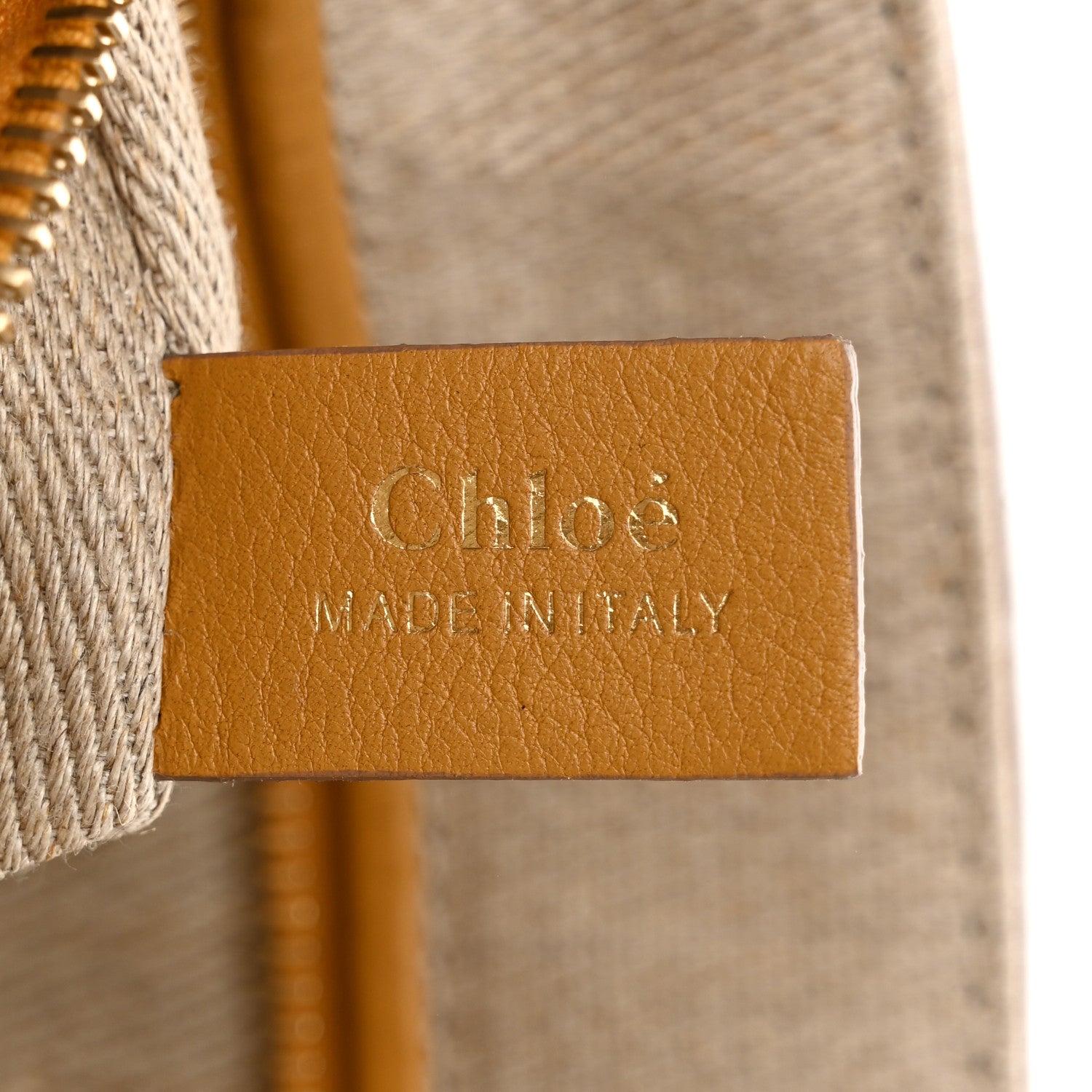 Chloe Grained Calfskin Medium Penelope Shoulder Bag Dusty Gold 6 of 10