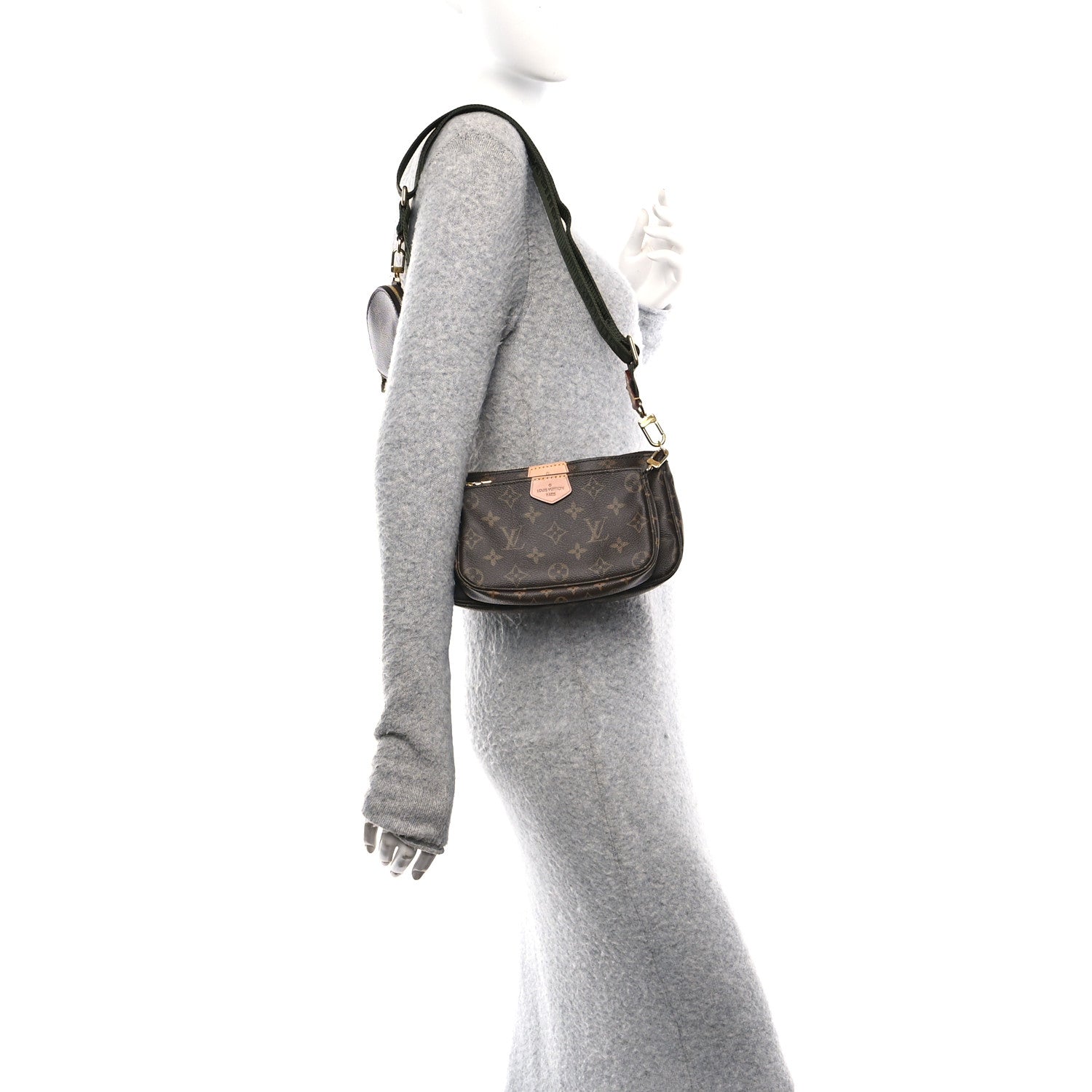 Louis Vuitton Monogram Multi Pochette Accessories Kaki 2 of 10