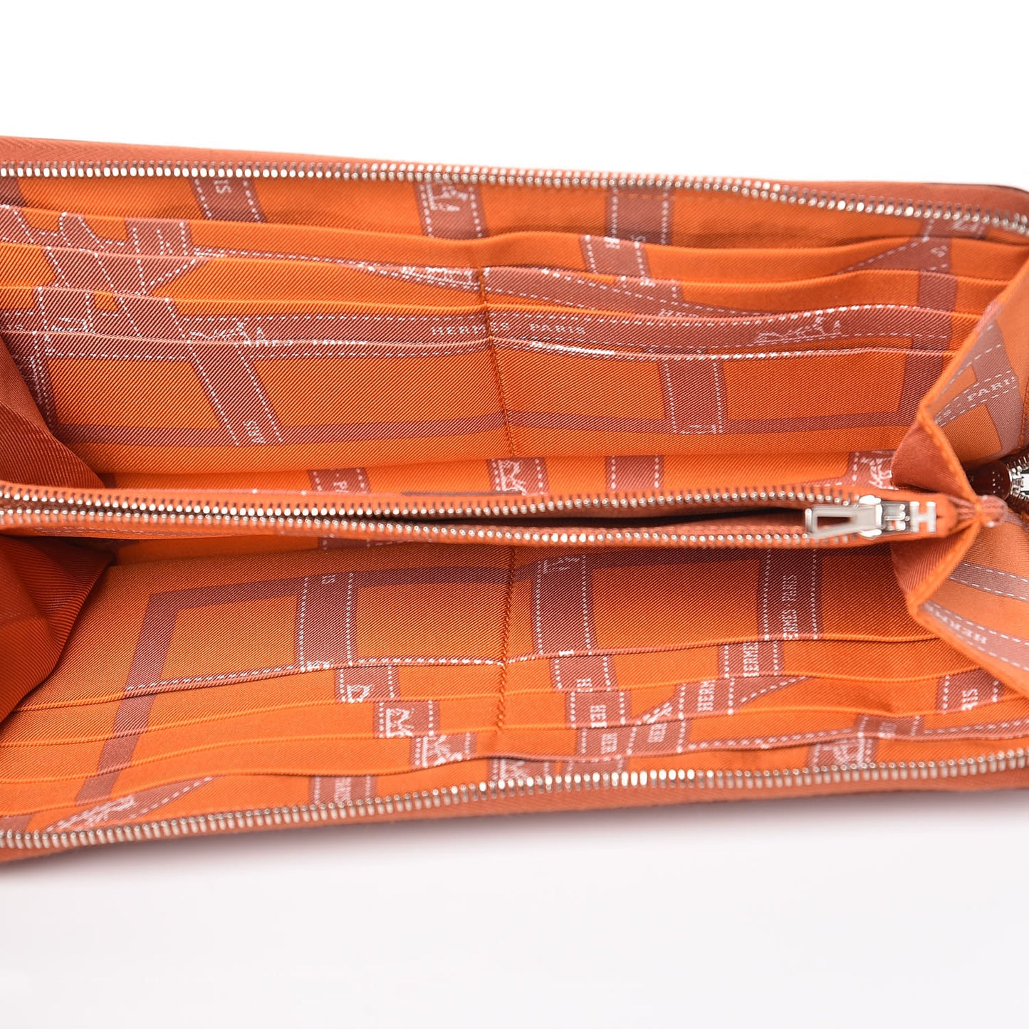 Epsom Silk'In Wallet Brique