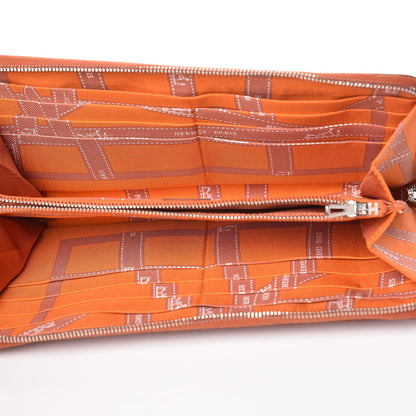 Hermes Epsom Silk'In Wallet Brique 5 of 8