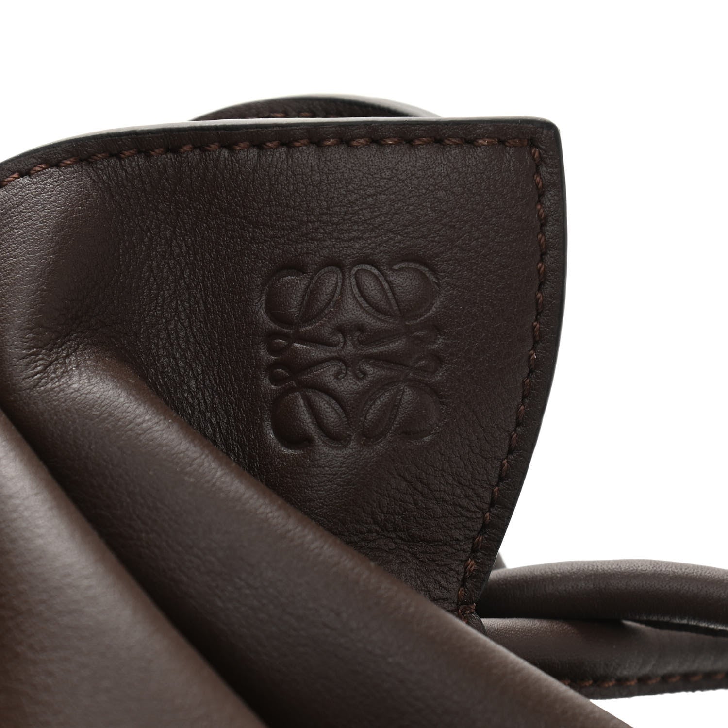 Loewe Calfskin Small Flamenco Knot Bag Ebony 8 of 11