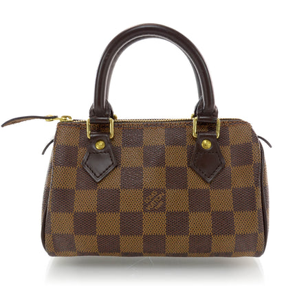 Louis Vuitton Damier Ebene Mini Sac HL Speedy 1 of 6