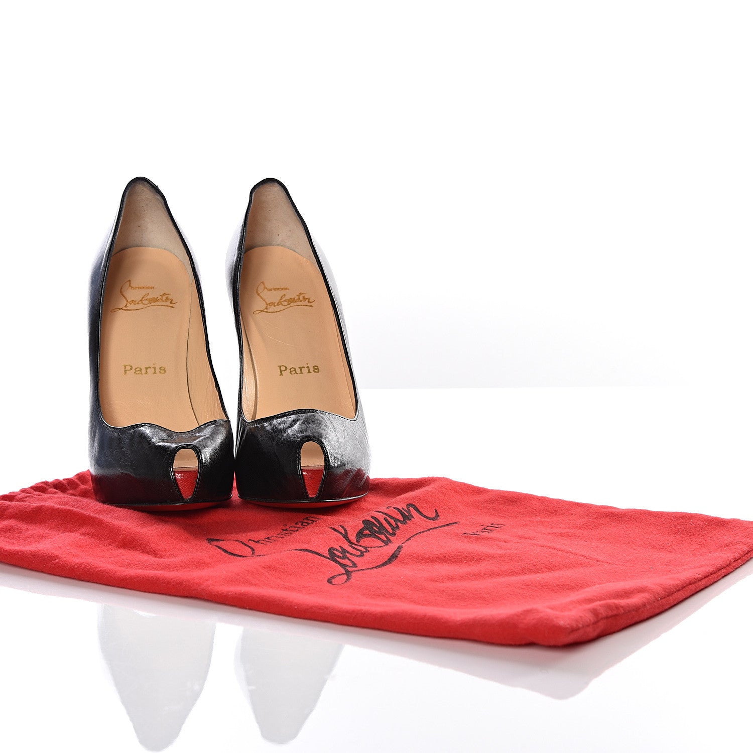 Christian Louboutin Kid Very Prive 120 Pumps 35 Black 12 of 12