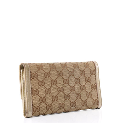 Gucci Monogram Sukey Continental Wallet Champagne 2 of 12