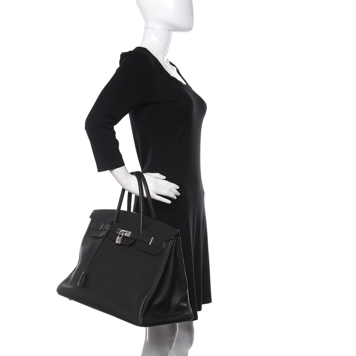 Hermes Fjord Birkin 40 Black 2 of 14
