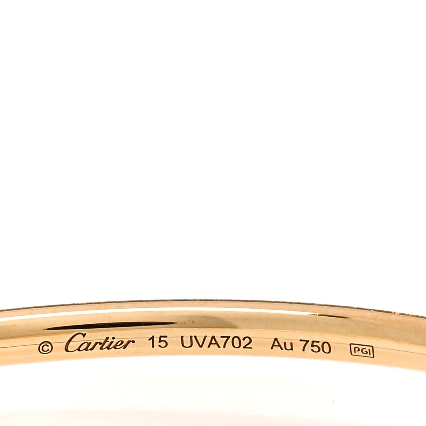 18K Yellow Gold Diamond Small Juste Un Clou Bracelet 15