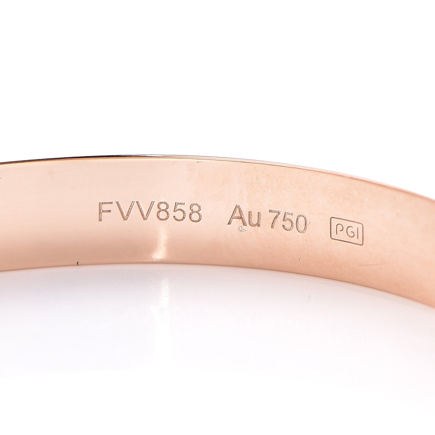 18K Pink Gold LOVE Bracelet 17
