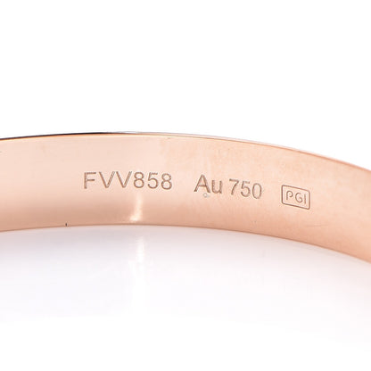 Cartier 18K Pink Gold LOVE Bracelet 17 4 of 9