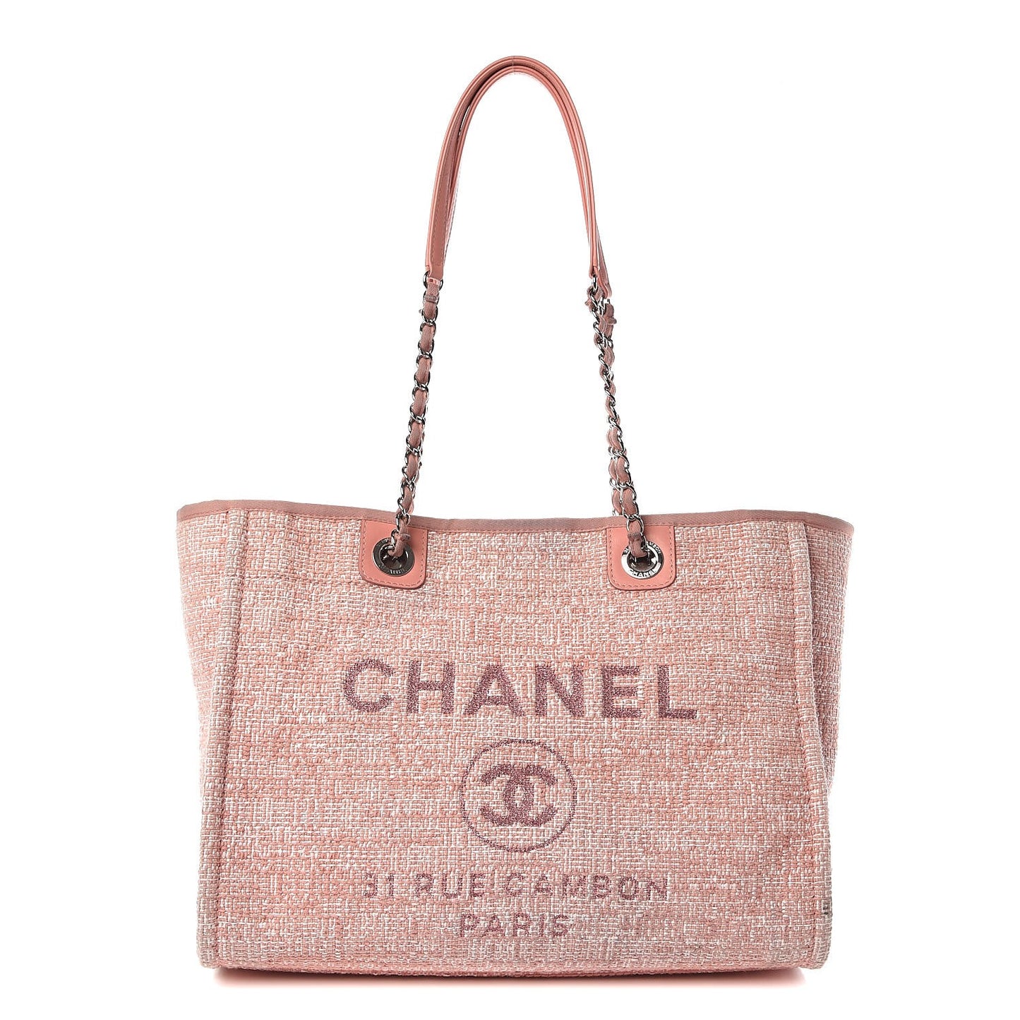 Canvas Deauville Small Tote Pink