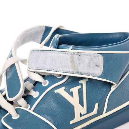 Louis Vuitton Calfskin Perforated Acapulco Sneakers 8 Blue 17 of 19