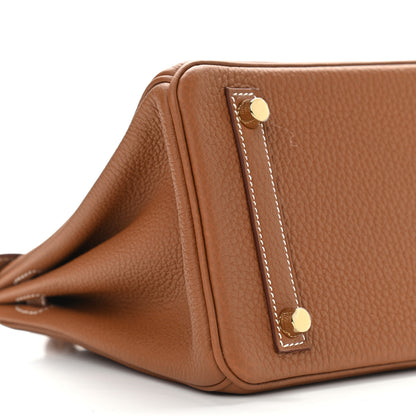 Hermes Togo Birkin 25 Gold 8 of 10