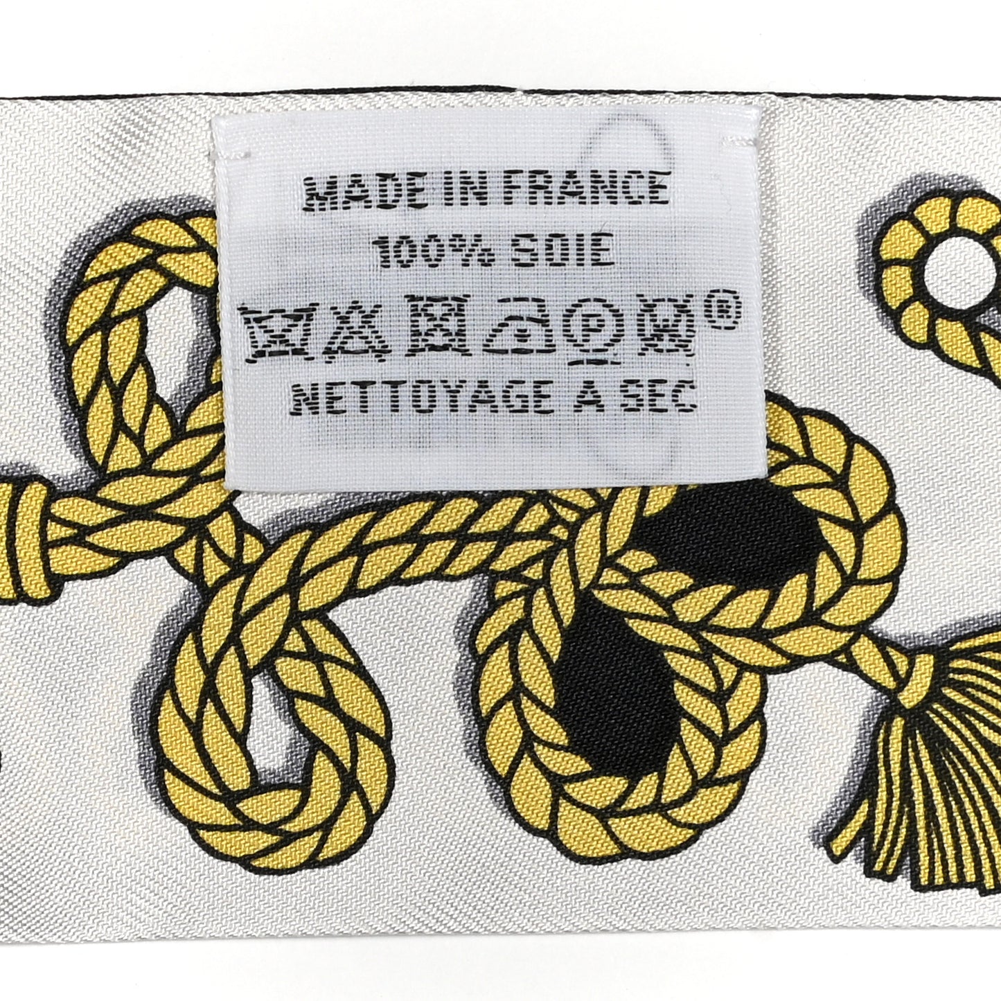 Silk Galons Et Brandebourg Twilly Black Gold White