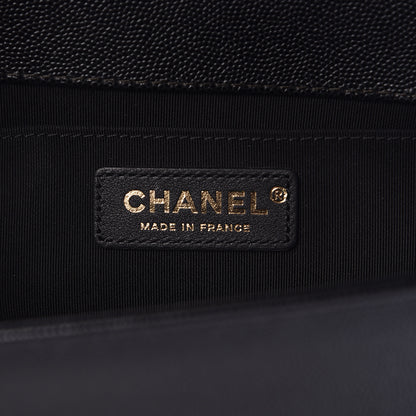 Chanel Caviar Quilted Medium Boy Flap Black 9 of 11