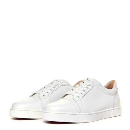 Christian Louboutin Calfskin Vieira Flat Sneakers 38 White 4 of 12