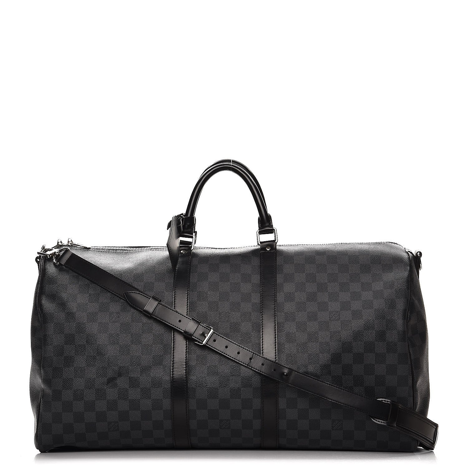 Louis Vuitton Damier Graphite Keepall Bandouliere 55 1 of 16