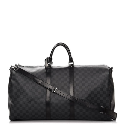 Louis Vuitton Damier Graphite Keepall Bandouliere 55 1 of 16