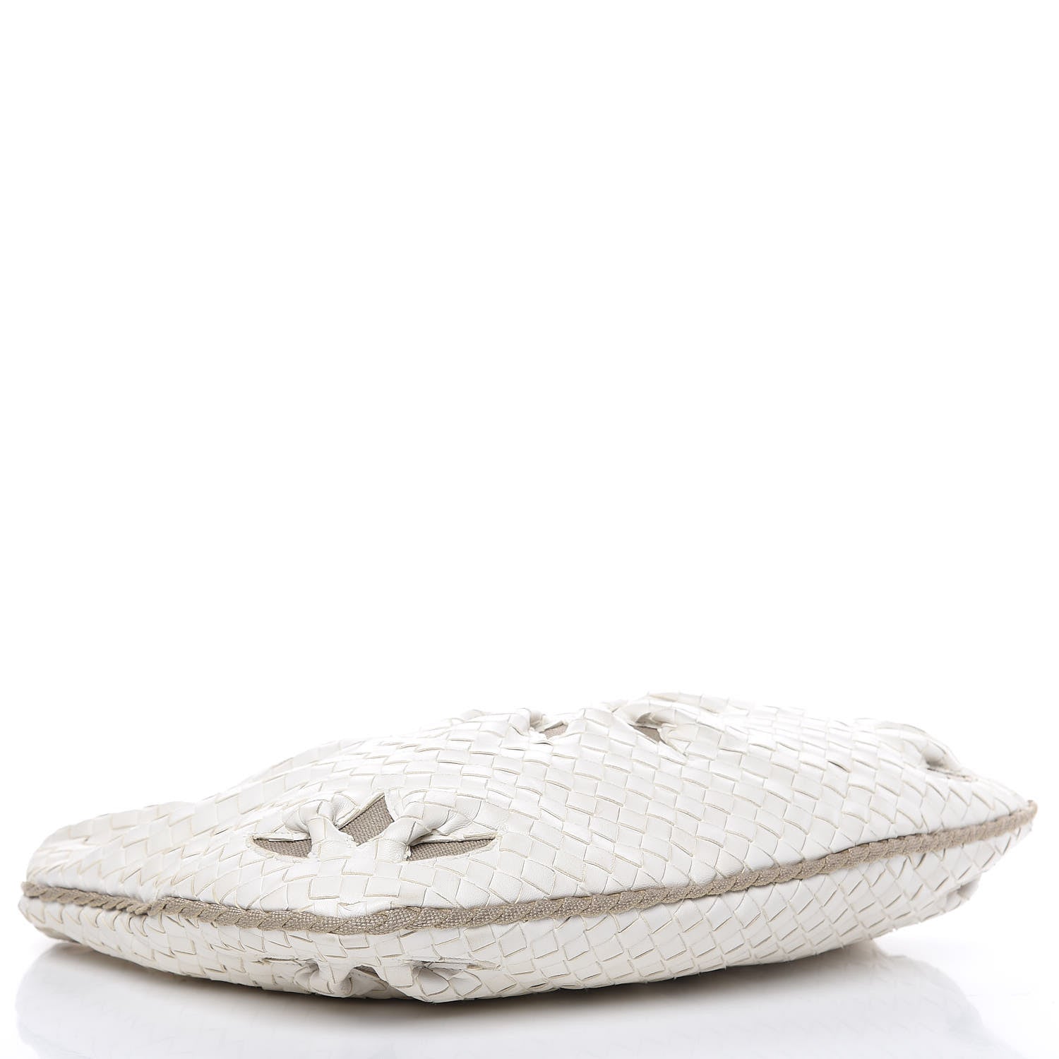 Bottega Veneta Nappa Intrecciato Flower Medium Veneta Hobo White 4 of 12