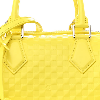 Louis Vuitton Damier Facette Speedy Cube PM Yellow 8 of 10