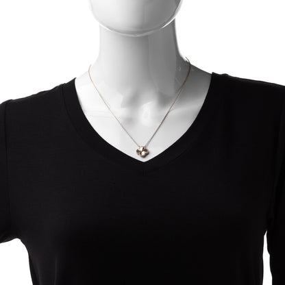 Van Cleef & Arpels 18K Yellow Gold Guilloche Vintage Alhambra Pendant Necklace 2 of 8