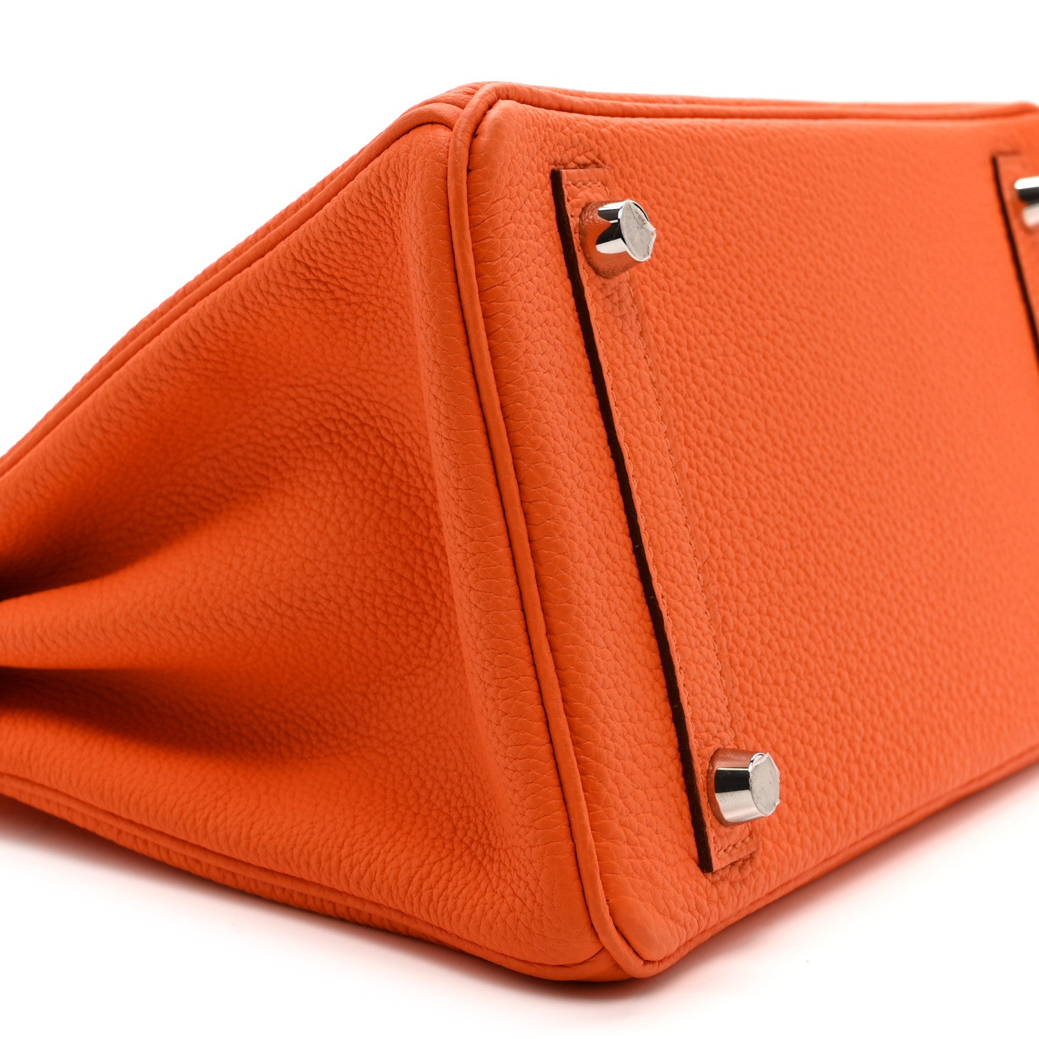 Hermes Togo Birkin 25  Orange Minium 9 of 11