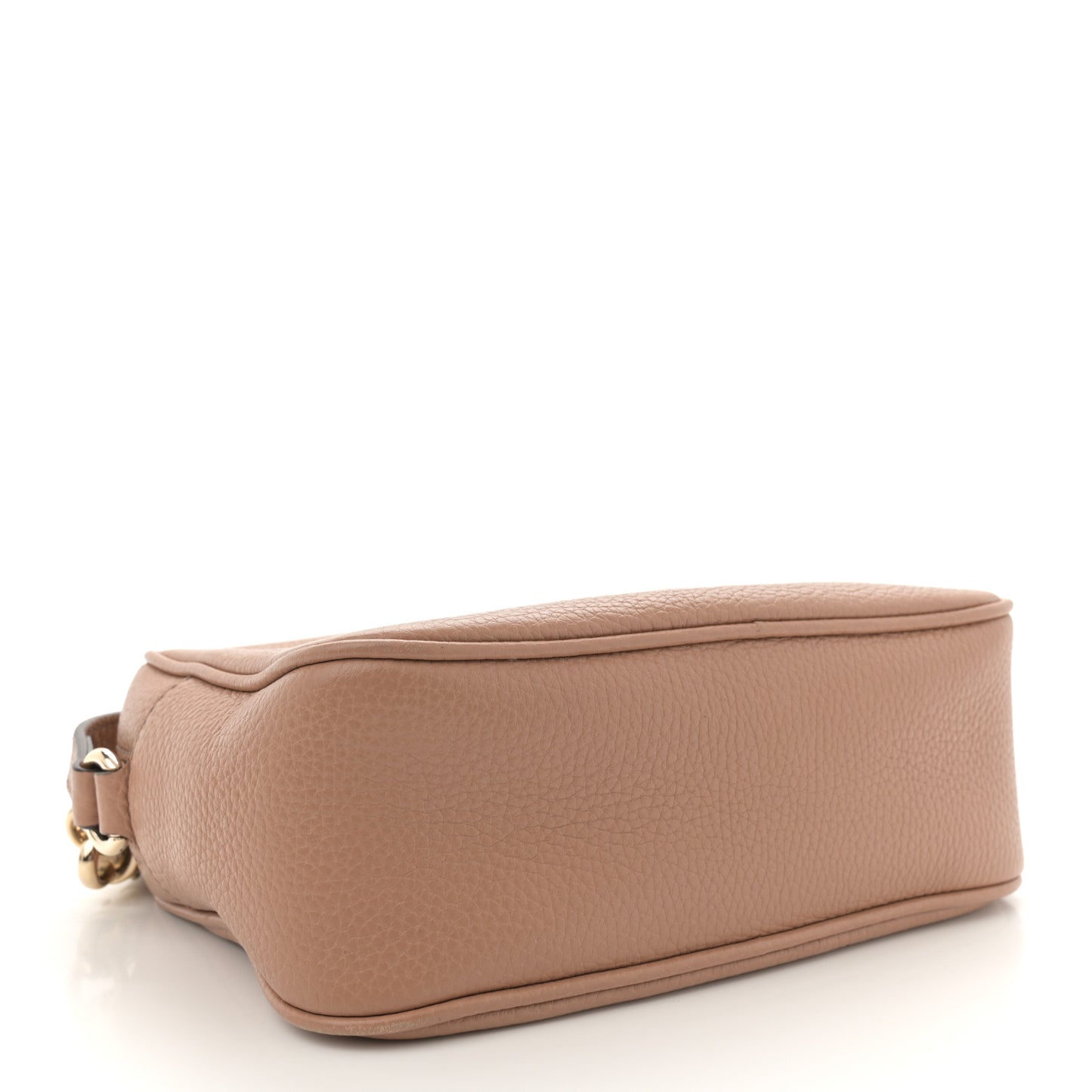 Pebbled Calfskin Small Soho Disco Bag Camelia