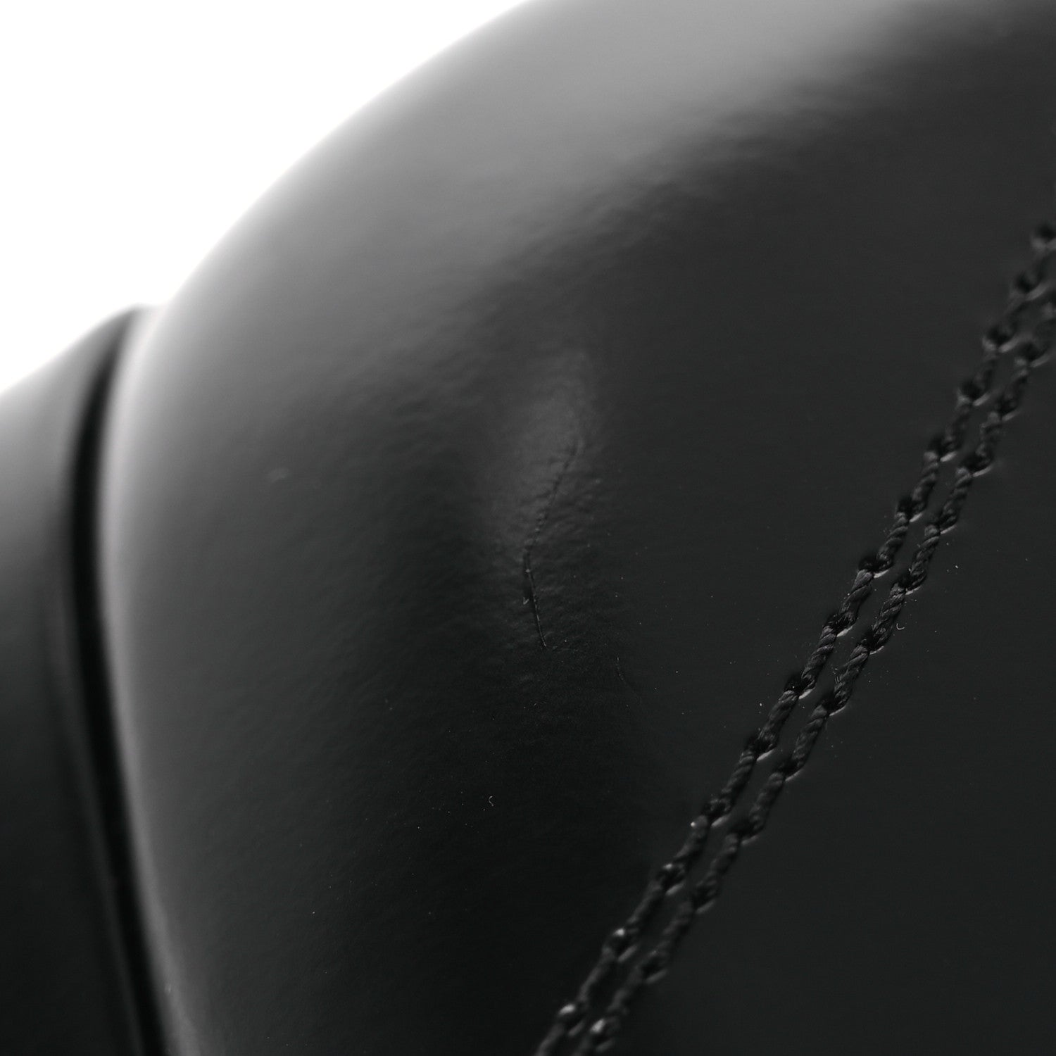 Chanel Shiny Calfskin Logo Loafers 37 Black 11 of 12