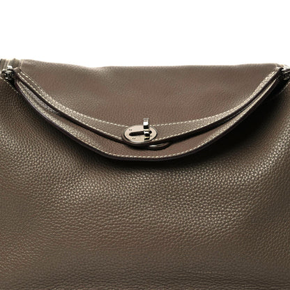 Hermes Taurillon Clemence Lindy 34 Etoupe 8 of 9