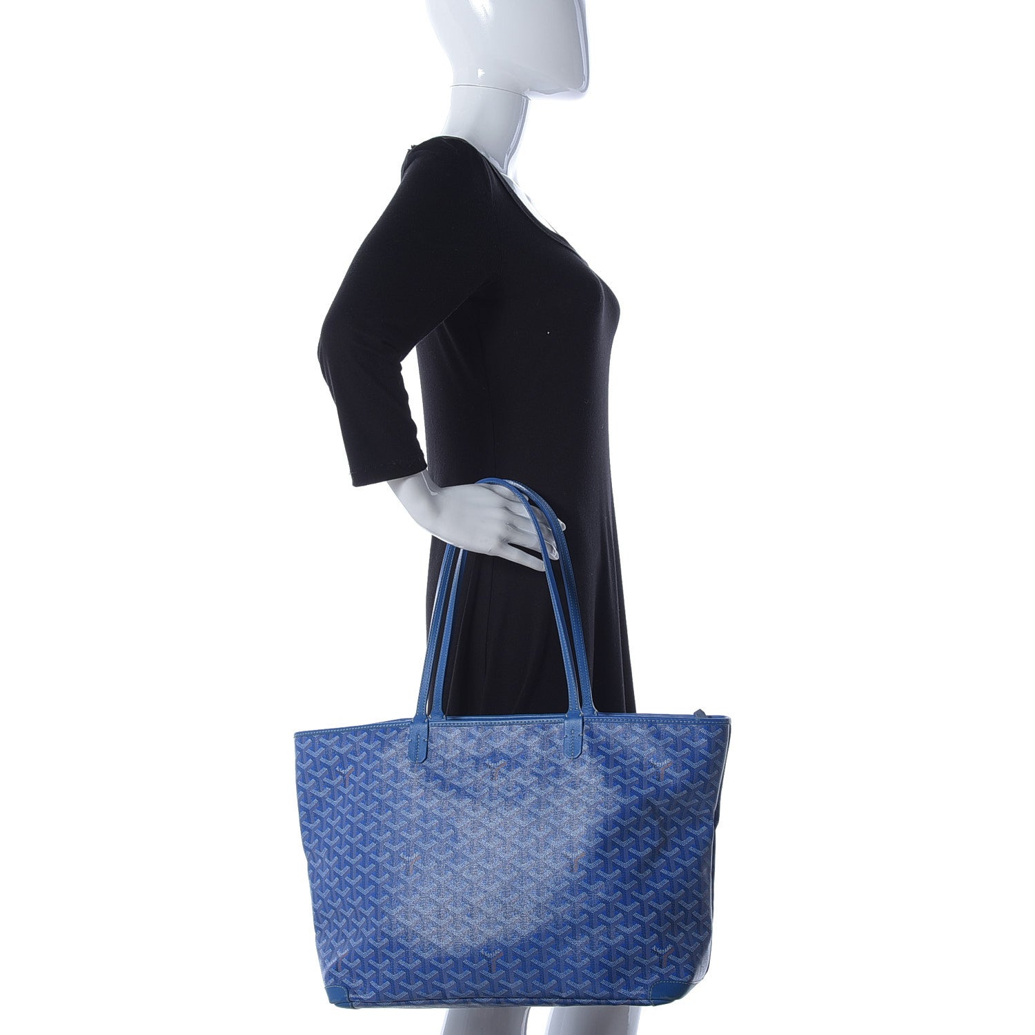 Goyard Goyardine Artois MM Blue 2 of 17