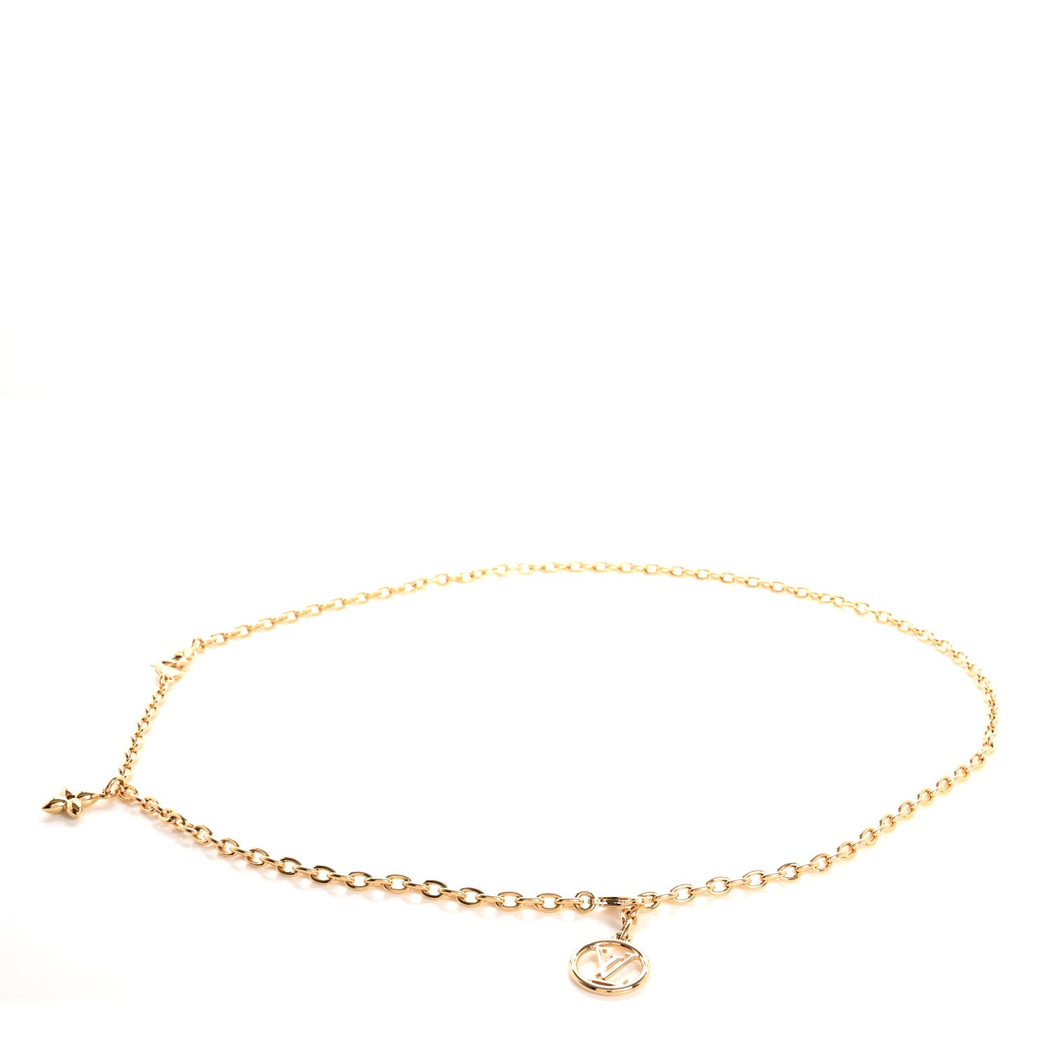 Louis Vuitton Metal Lily Chain Strap Gold 4 of 4
