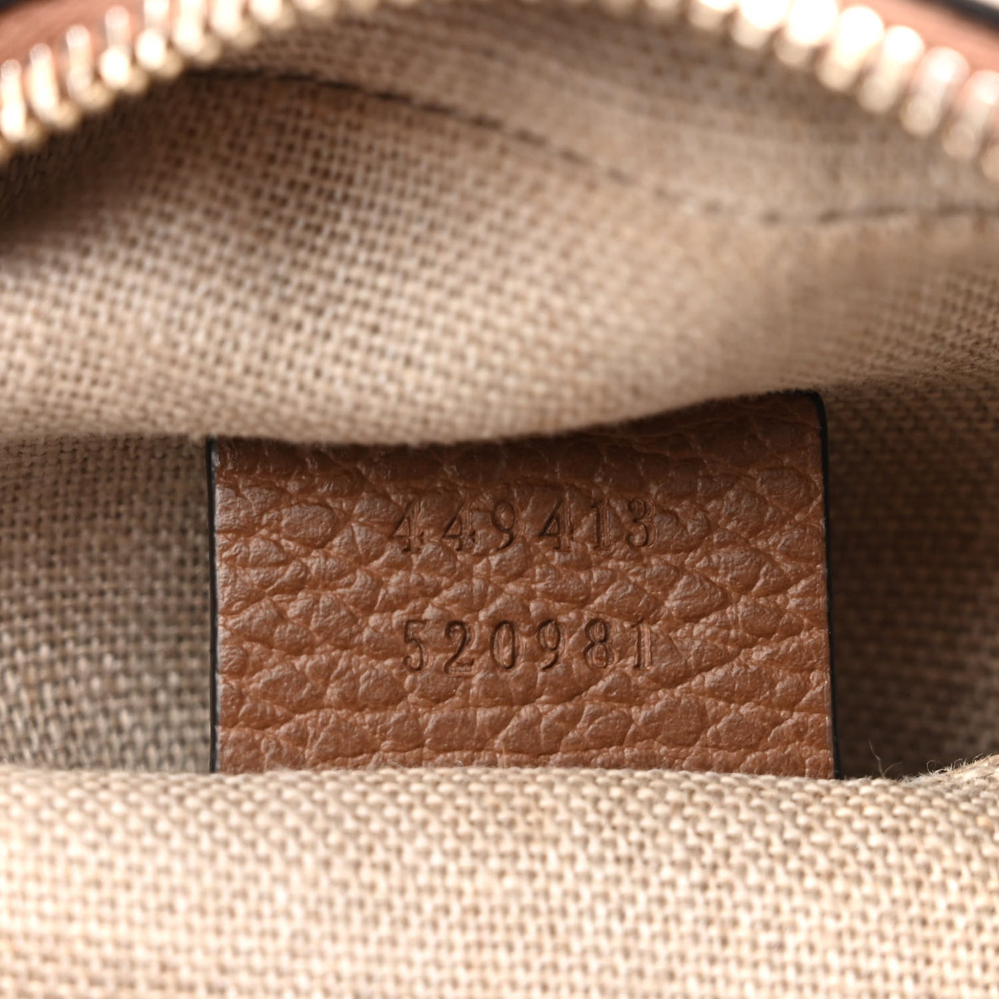 Monogram Mini Bree Messenger Bag Beige Tabacco