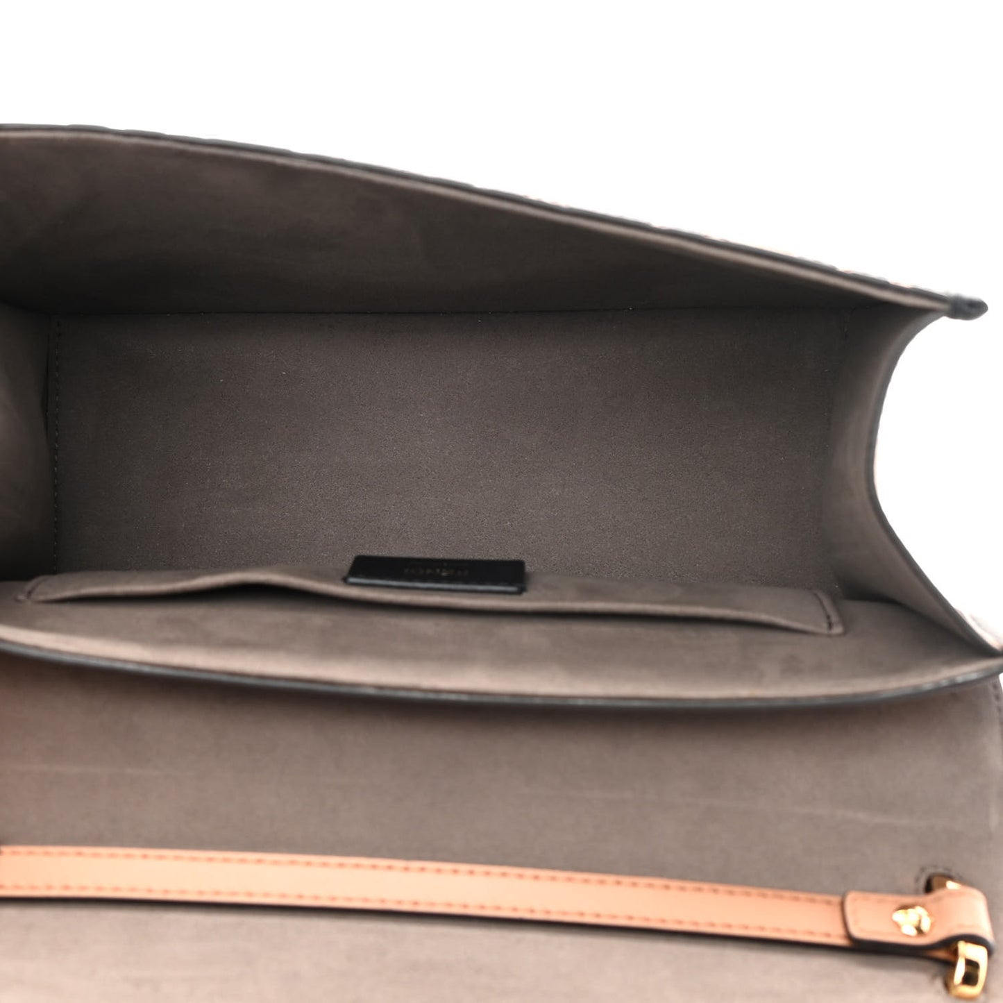 Vitello Century F is Fendi FF Embossed Kan I Shoulder Bag Orzo Tobacco