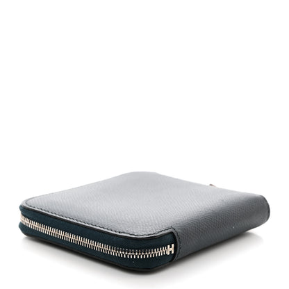 Hermes Epsom Silk’in Compact Wallet Vert Cypress 4 of 8