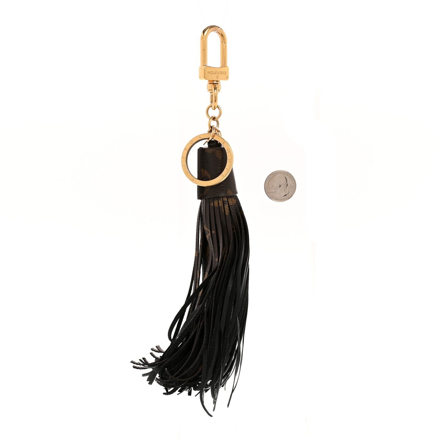Monogram Tassel Bag Charm