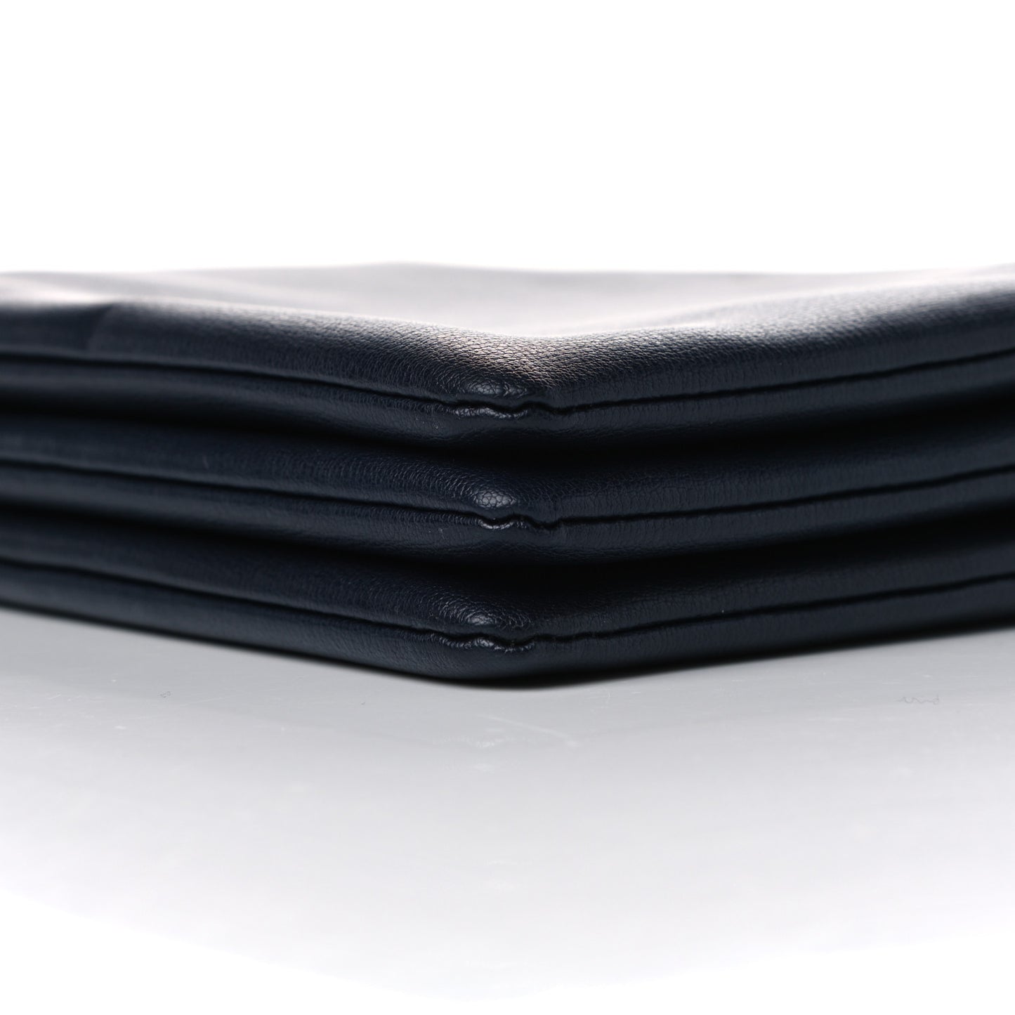 Lambskin Large Trio Crossbody Bag Navy Blue