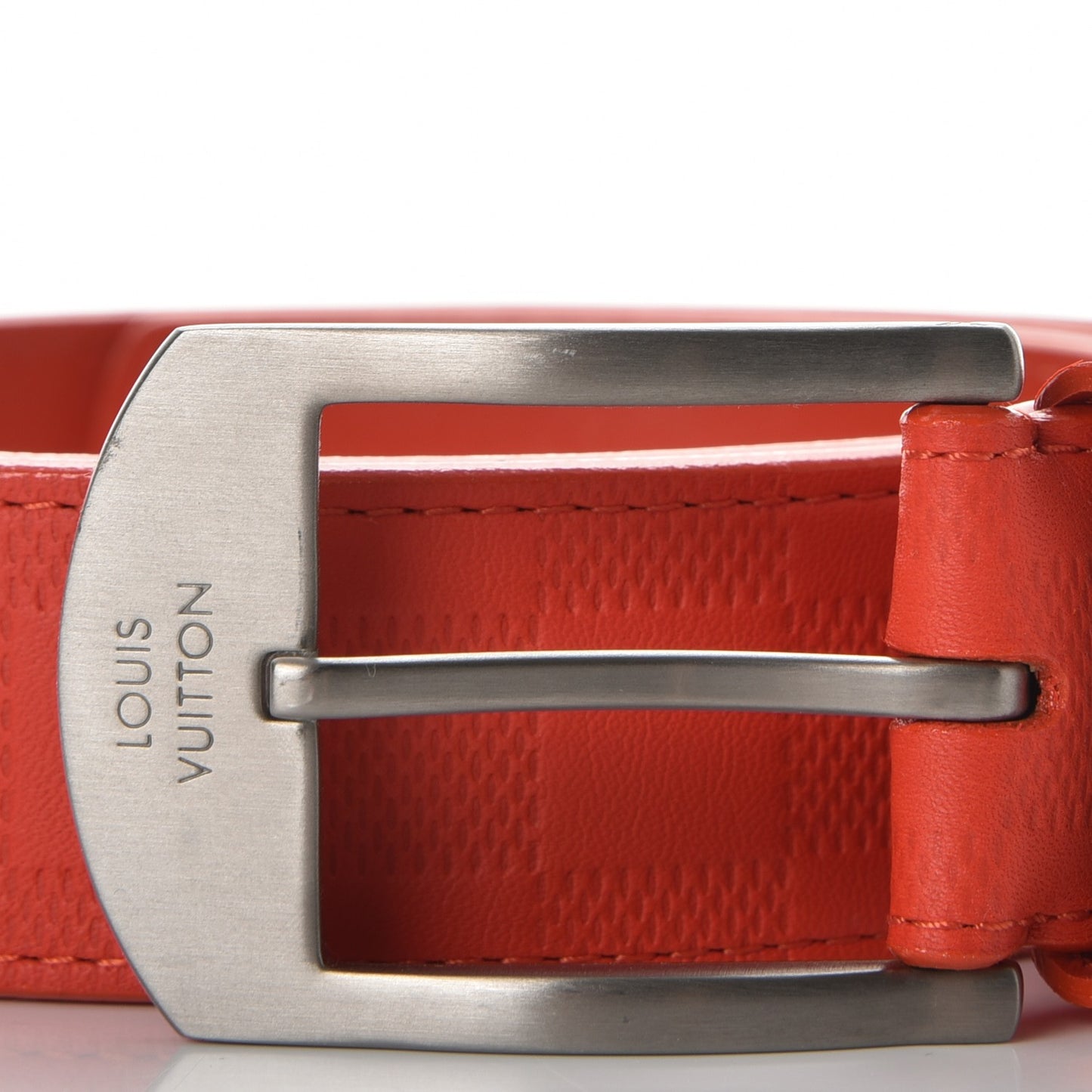 Damier Infini Calfskin 35mm Belt 90 36 Magma
