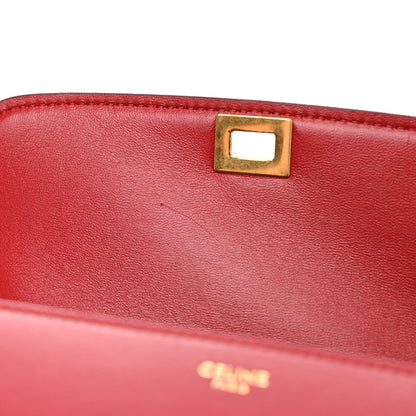 Celine Box Calfskin Teen Classic Box Flap Bag Red 14 of 14