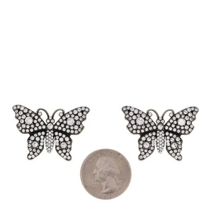 Gucci Crystal Butterfly Stud Earrings 2 of 4