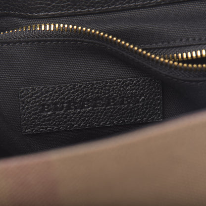 Burberry Canvas Mega Check Large Baildon Messenger Bag Black 6 of 13