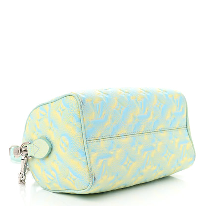 Louis Vuitton Empreinte Monogram Summer Stardust Speedy 20 Water Green 4 of 12