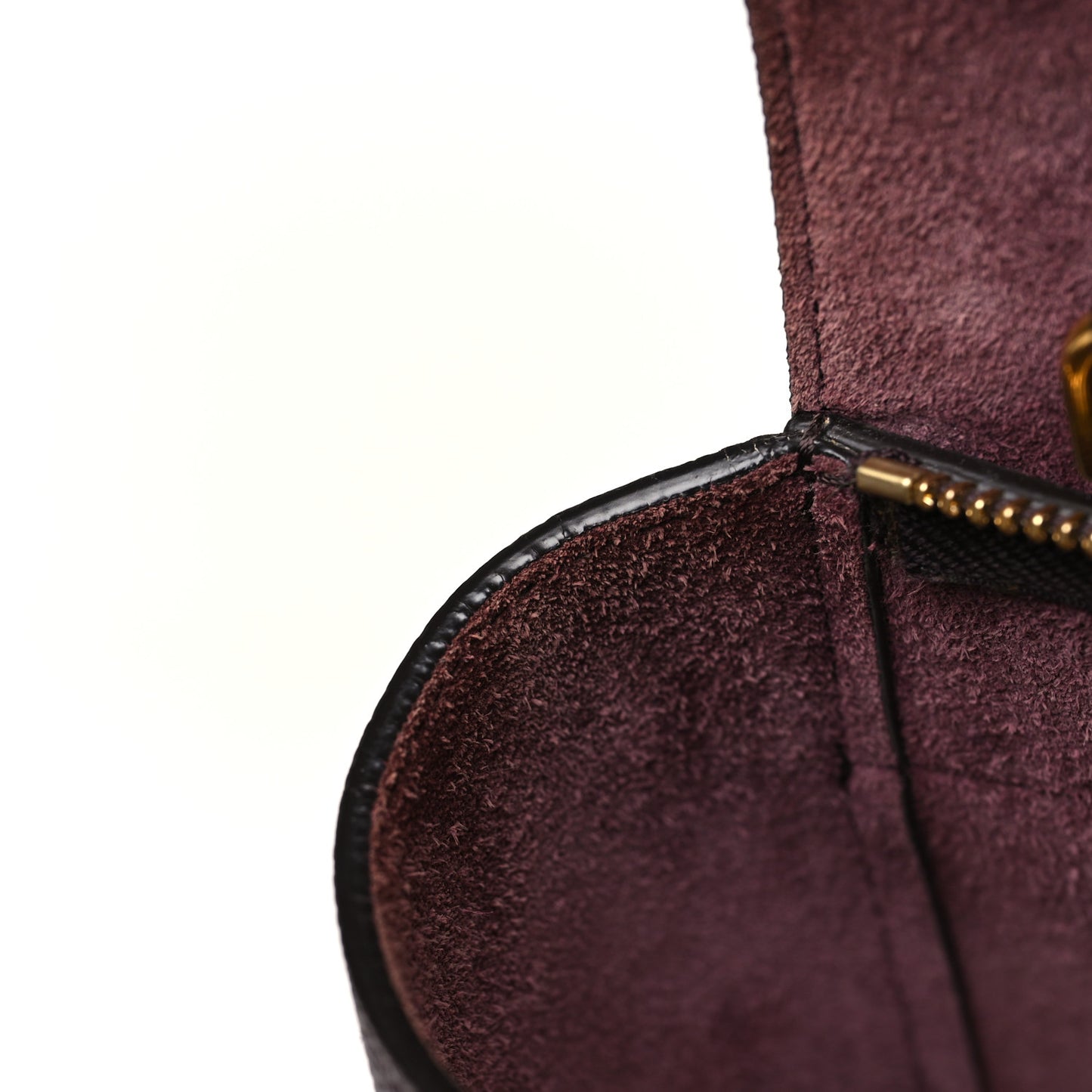 Grained Calfskin Nano Belt Bag Brown